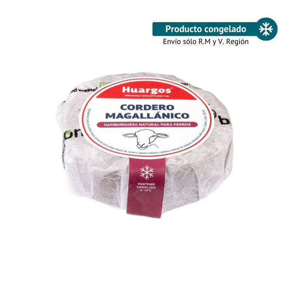 Huargos Chile Alimento Hamburguesa crudo Cordero Magallánico (1 Unidad) 105